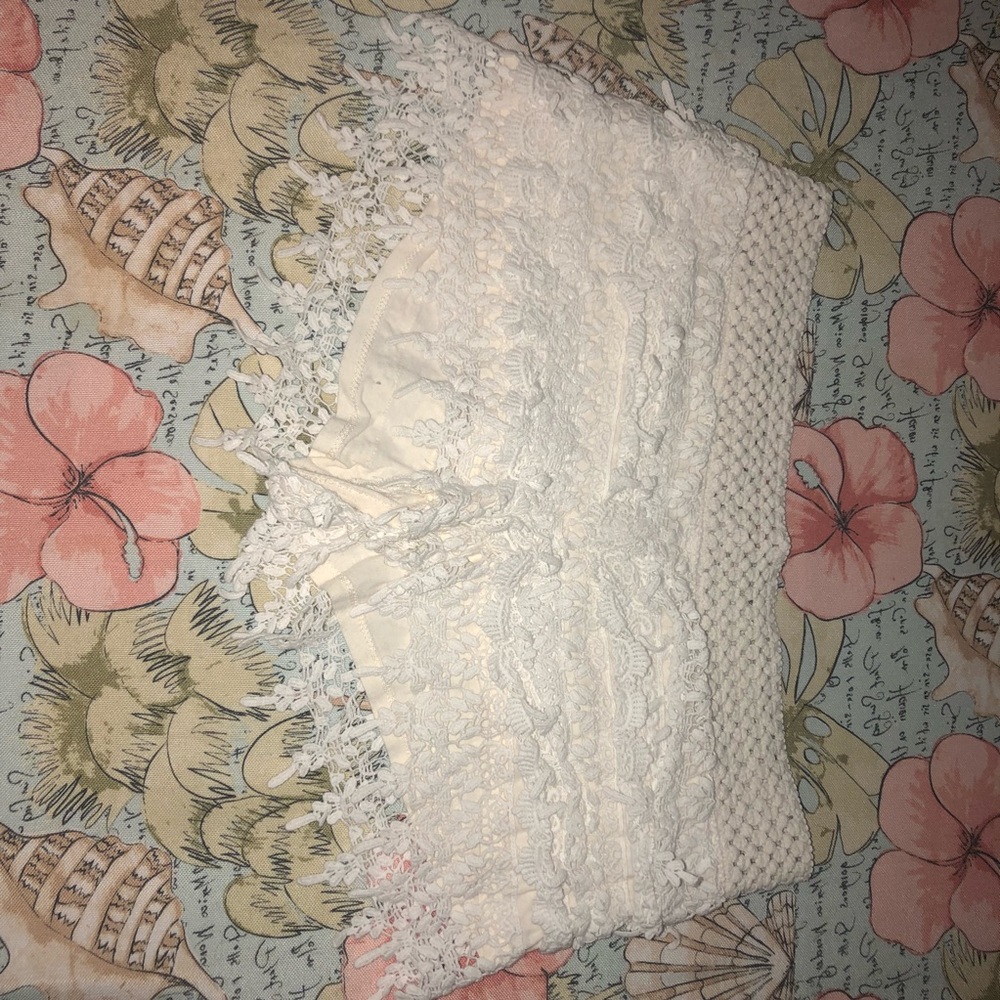 cream-colored stylish beach short